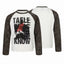 Omirad Leopard Raglan Graphic Long Sleeve Tee