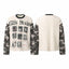 Omirad Camo Sleeve Graphic Waffle Long Sleeve