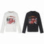 Omirad Vintage Graphic Waffle Long Sleeve Tee