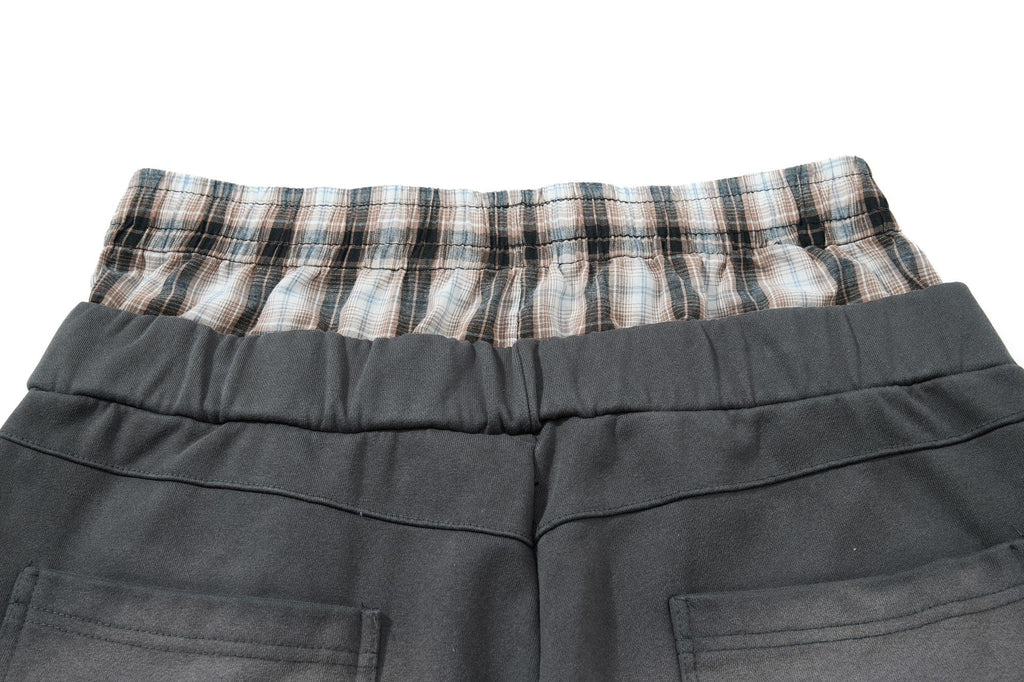 Omirad Vintage Leopard Layered Sweatpants