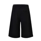 Omirad Pinstripe Wide-Leg Shorts