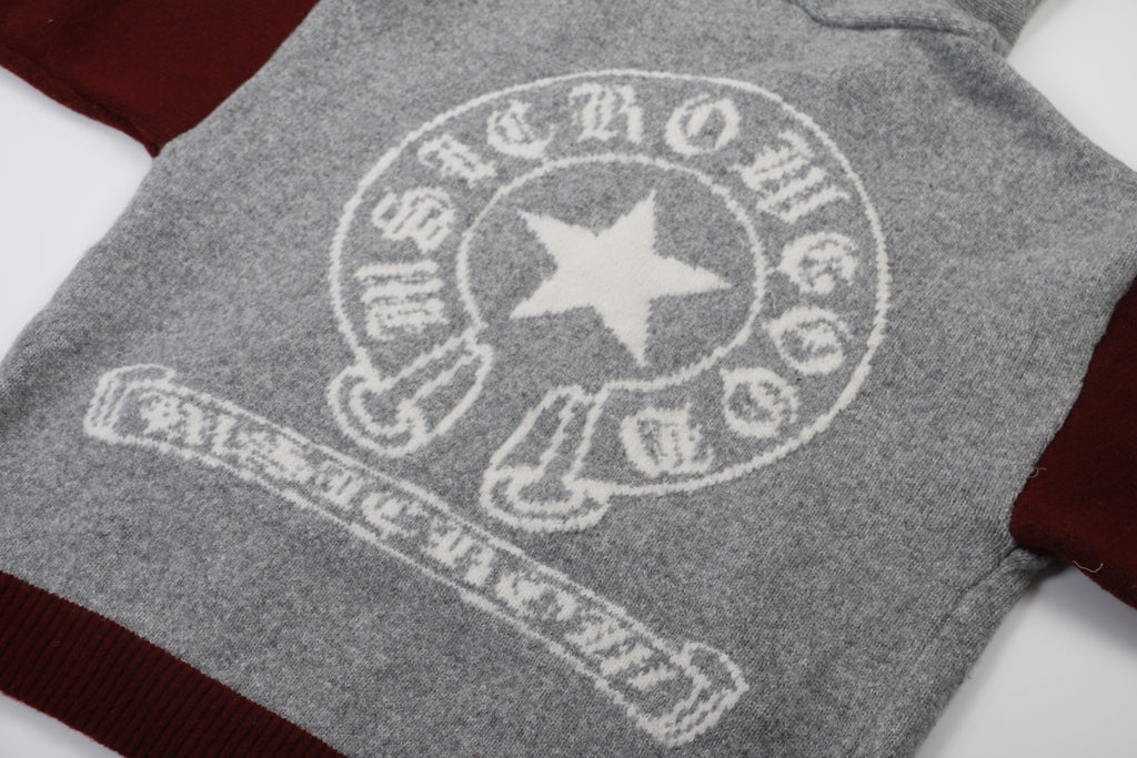 Omirad Vintage Star Knit Zip Hoodie