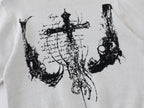 Omirad Gothic Cross Knit Sweater
