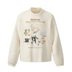 Omirad Graphic Textured Sweatshirt