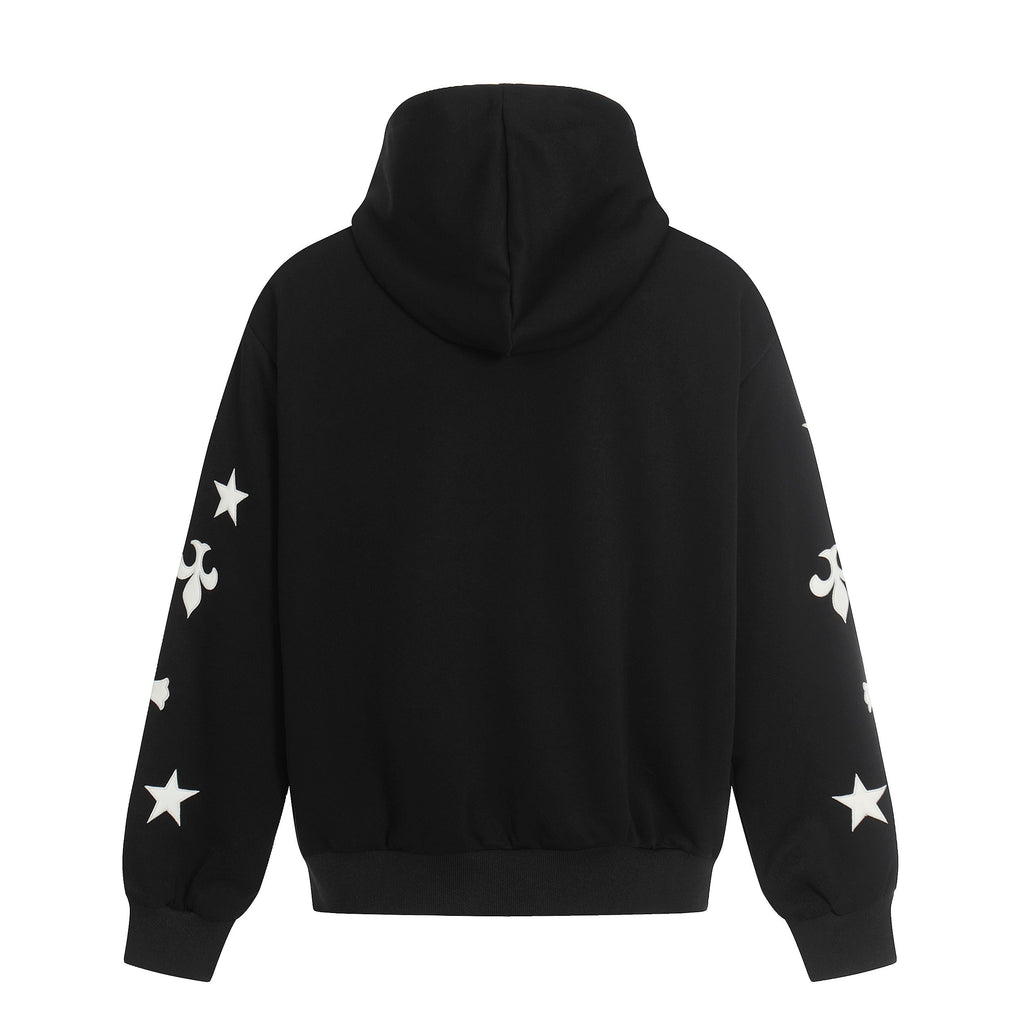 Omirad Cross Emblem Zip Hoodie
