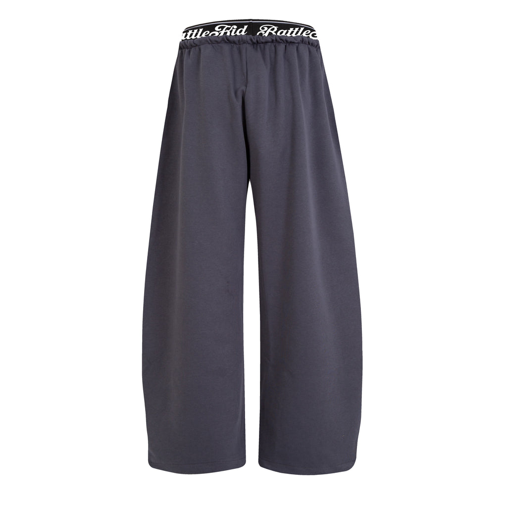 Omirad Script Logo Wide-Leg Sweatpants