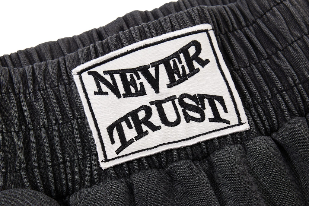 Omirad Cracked Logo Wide-Leg Sweatpants