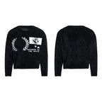 Omirad Fluffy Crest Knit Sweater