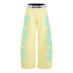 Omirad Script Logo Wide-Leg Sweatpants