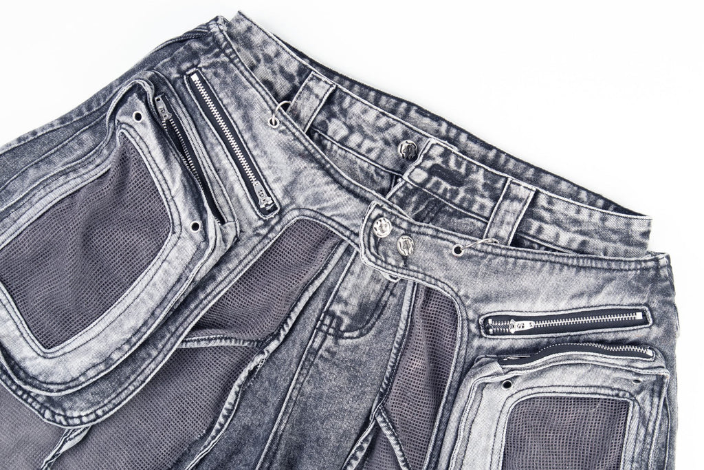 Omirad Convertible Utility Baggy Jeans