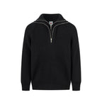Omirad Minimalist Half-Zip Knit Sweater
