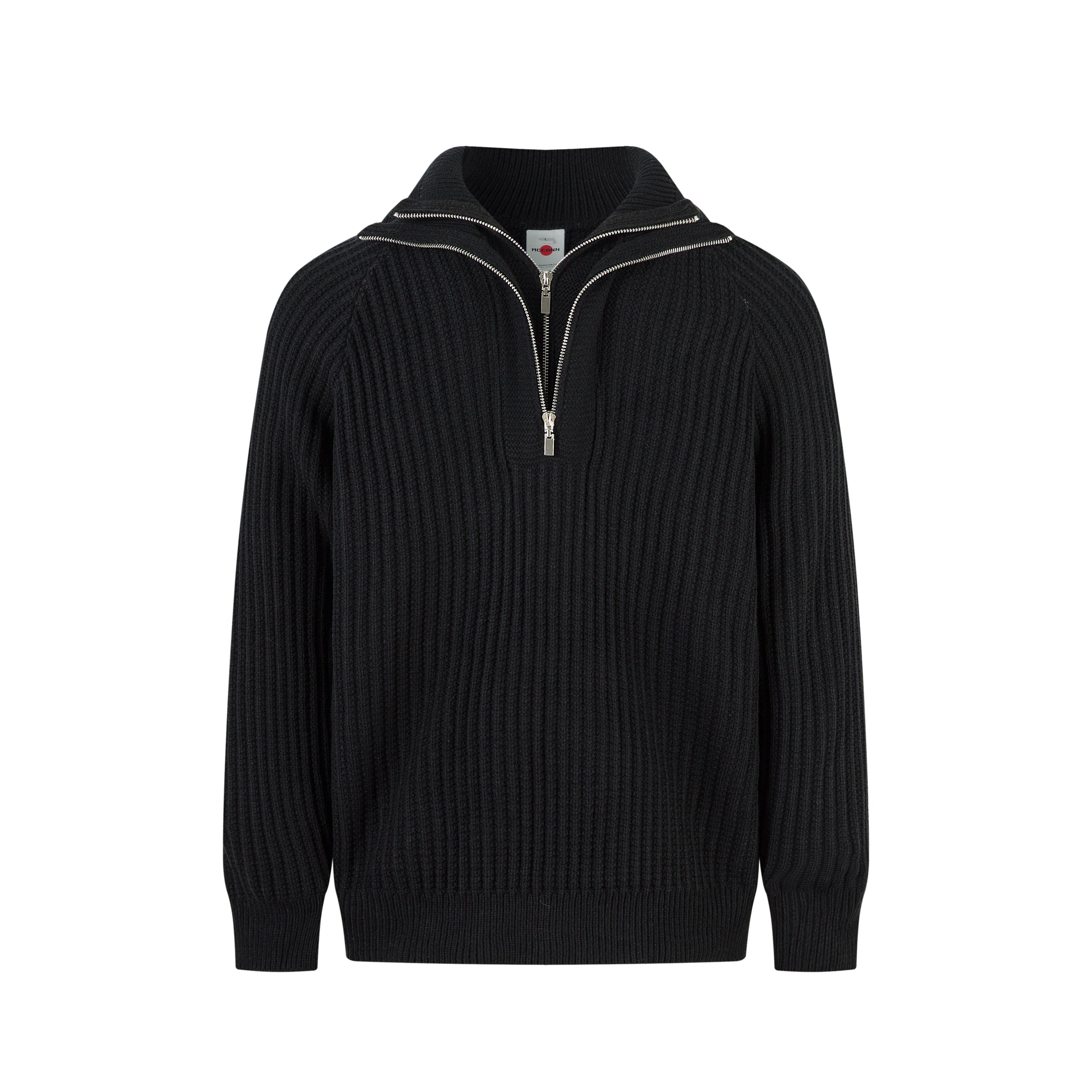 Omirad Minimalist Half-Zip Knit Sweater