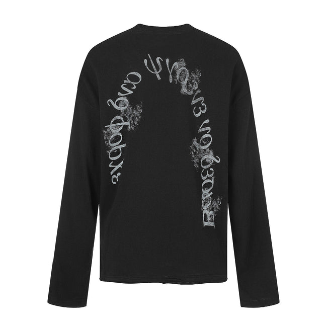 Omirad Washed Graphic Long Sleeve Tee Main Image