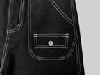 Omirad Angel Wing Graffiti Wide-Leg Jeans