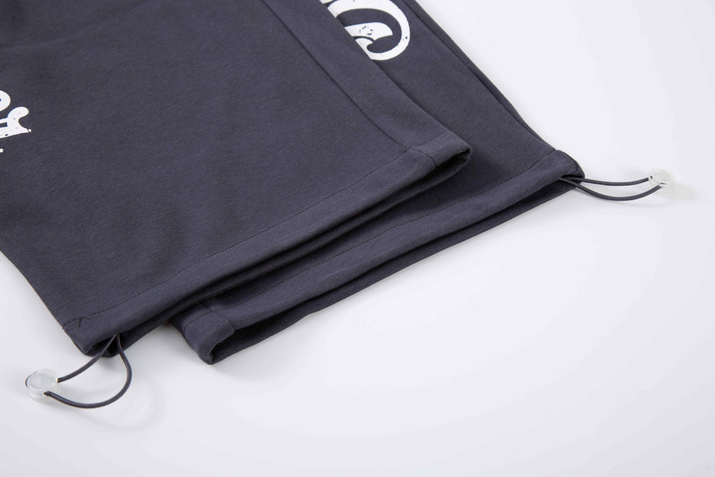 Omirad Script Logo Wide-Leg Sweatpants