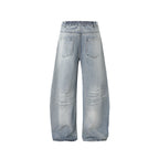 Omirad Script Logo Wide-Leg Jeans