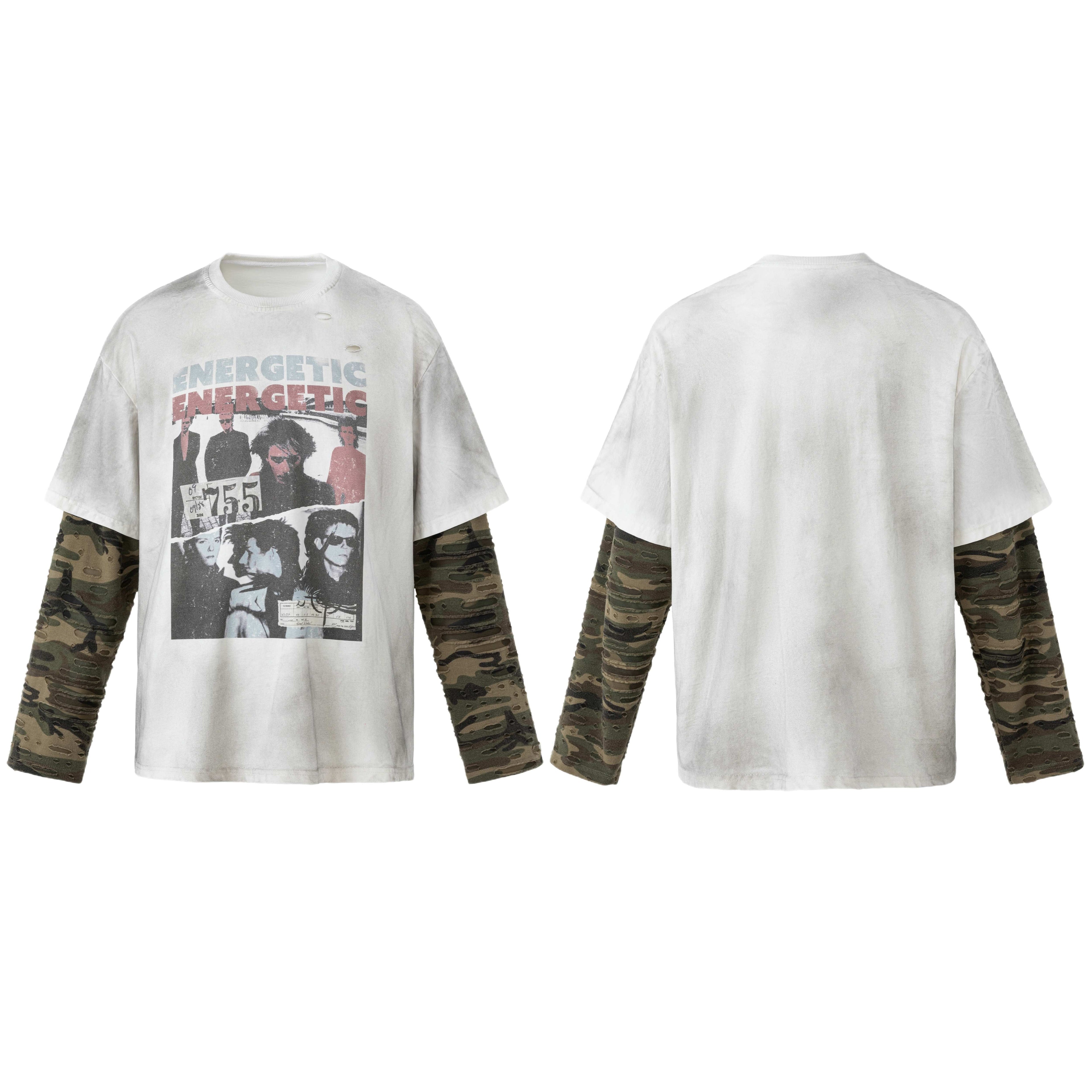 Omirad Layered Camo Graphic Tee