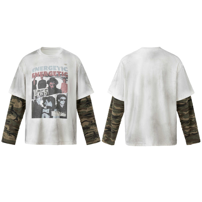Omirad Layered Camo Graphic Tee Hover Image