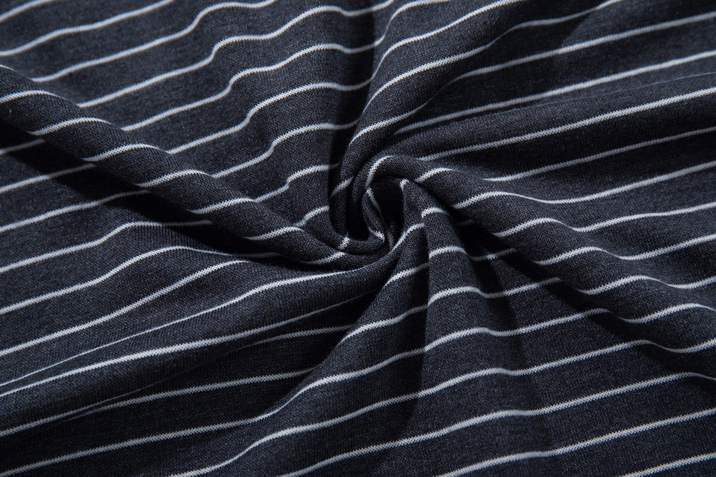 Omirad Striped Graphic Long Sleeve Tee