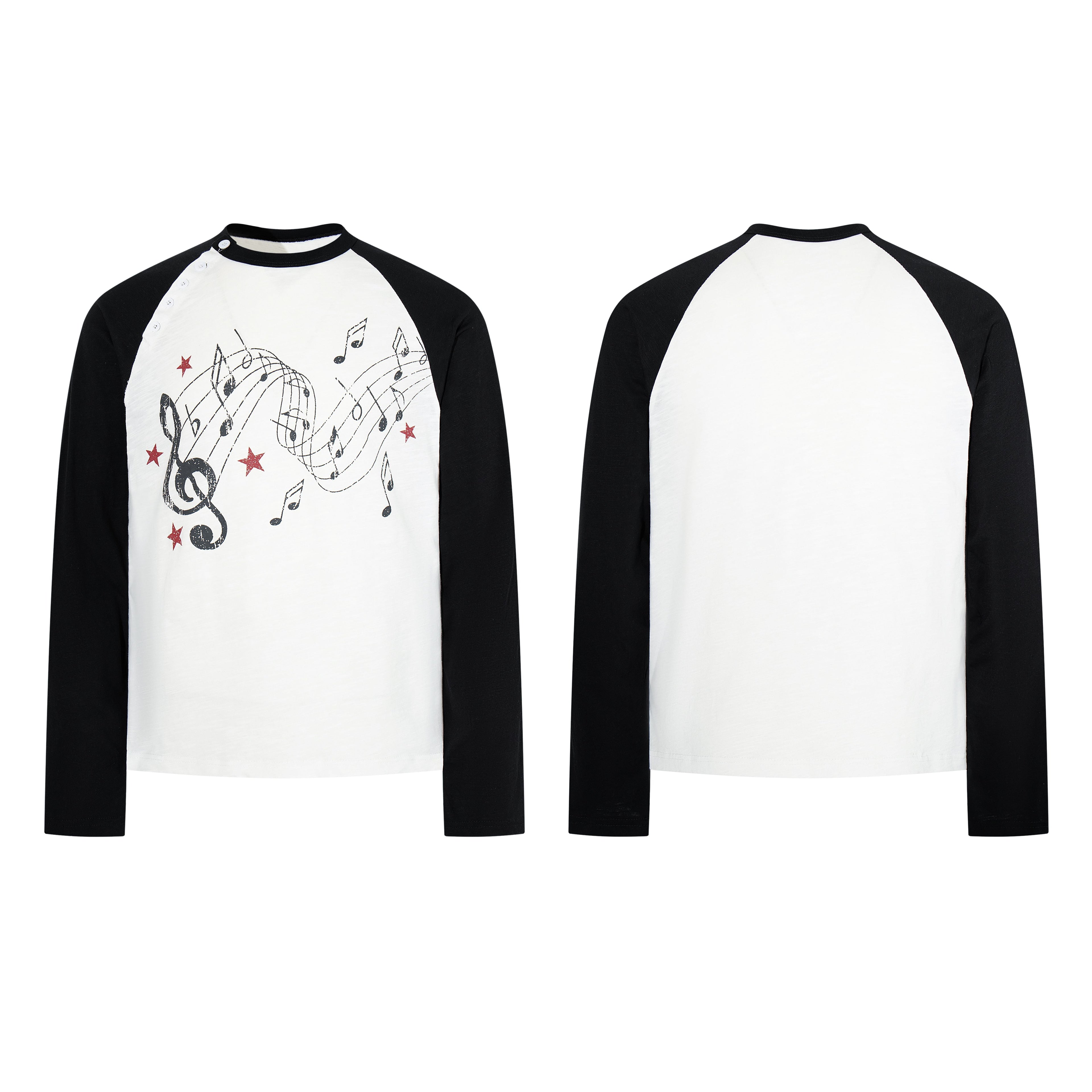 Omirad Music Notes Raglan Long Sleeve