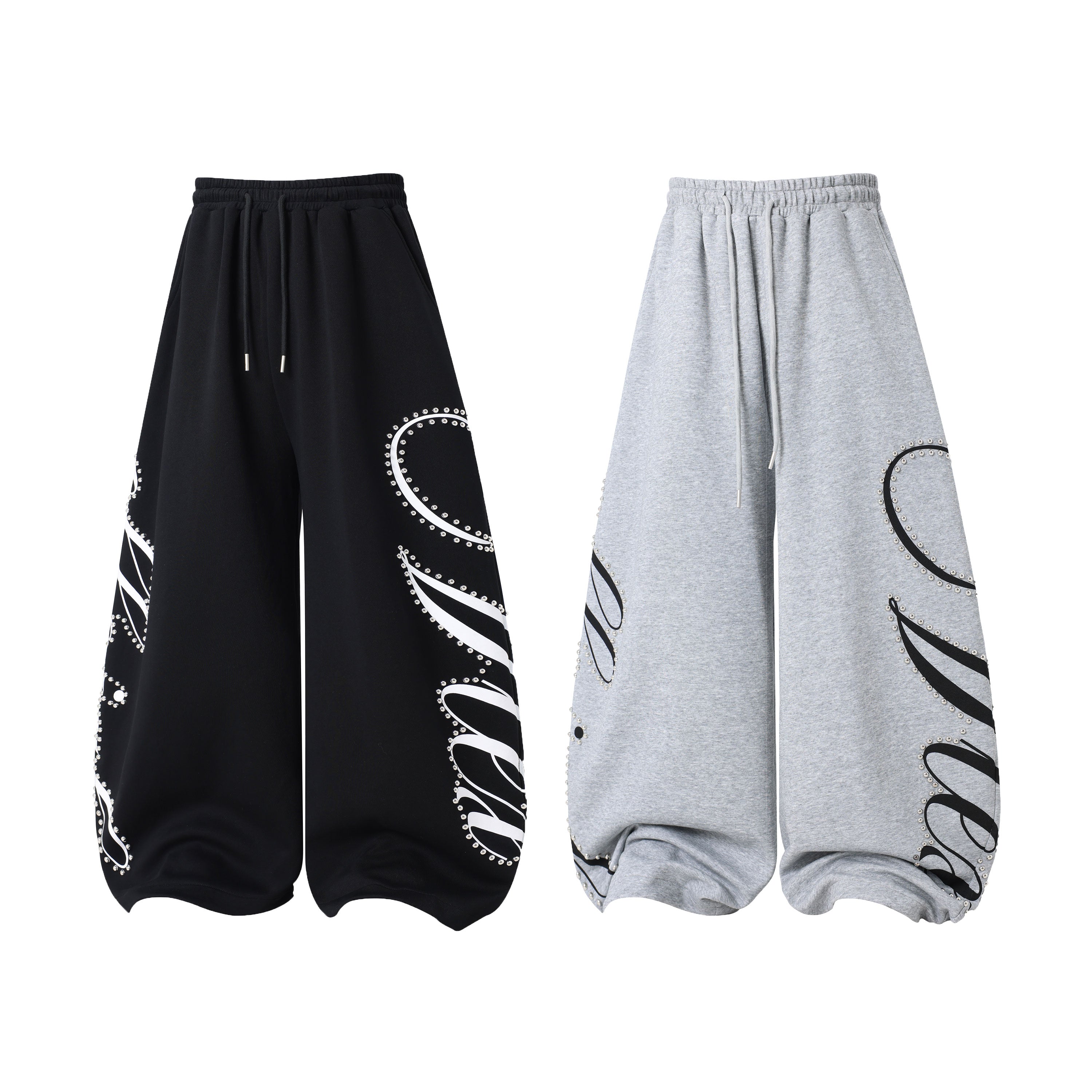 Omirad Studded Script Sweatpants