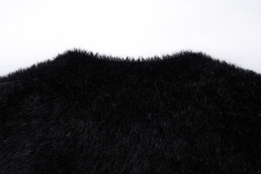 Omirad Fluffy Crest Knit Sweater