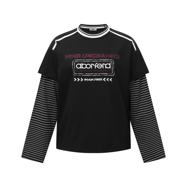 Omirad Double-Sleeve Layered Long Tee Main Image