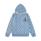Omirad DK Allover Knit Zip Hoodie