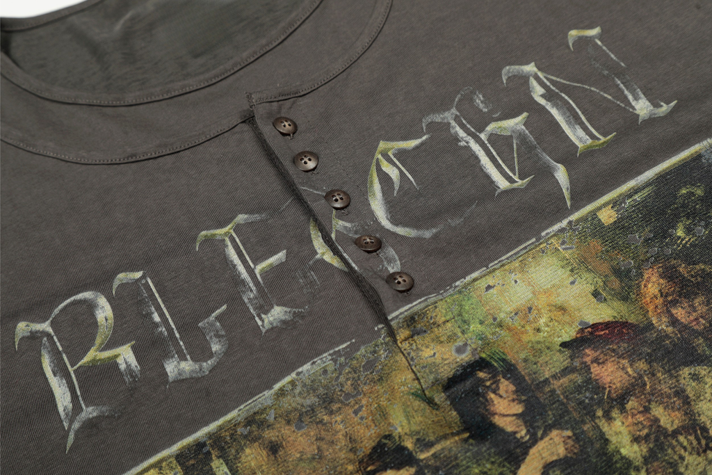 Omirad Layered Graphic Long Sleeve Tee