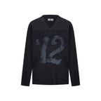 Omirad Graphic Ribbed Knit Top