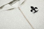 Omirad Cross Emblem Zip Hoodie
