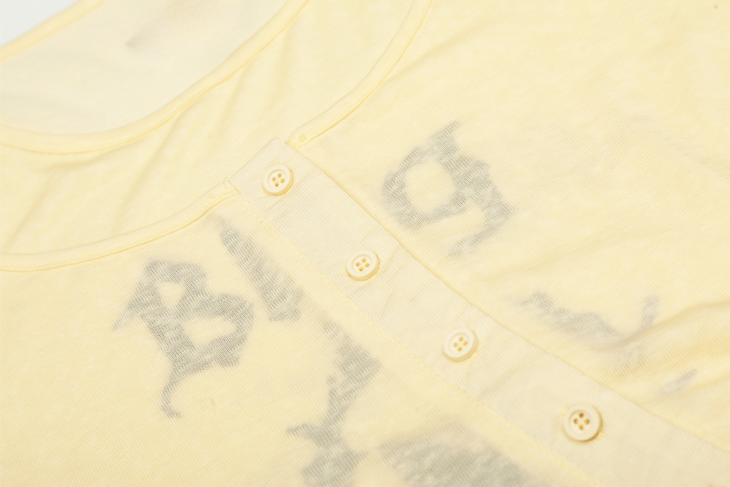 Omirad Graphic Long Sleeve Henley Tee