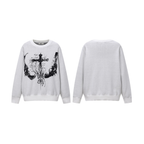 Omirad Gothic Cross Knit Sweater