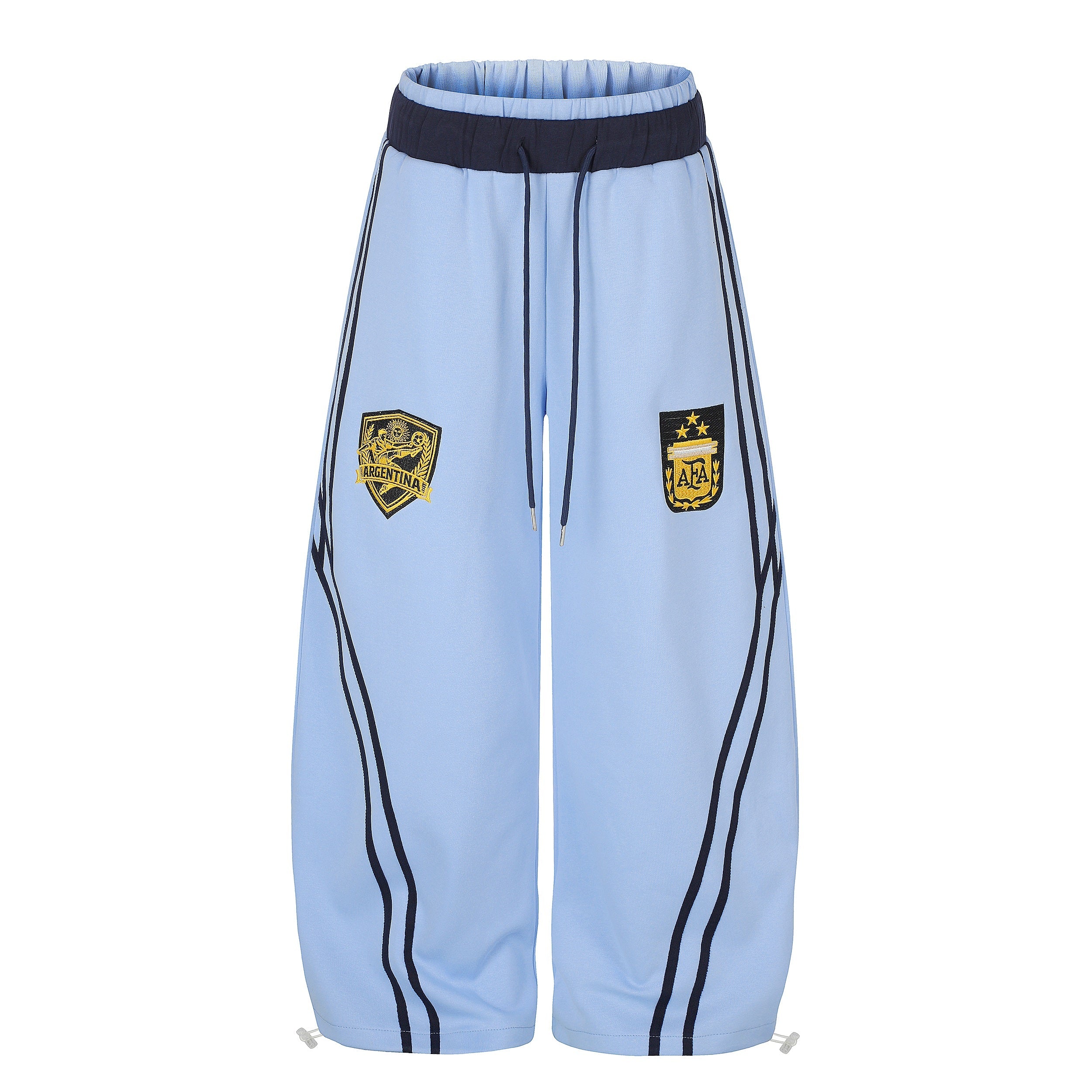 Omirad Soccer Crest Wide-Leg Track Pants