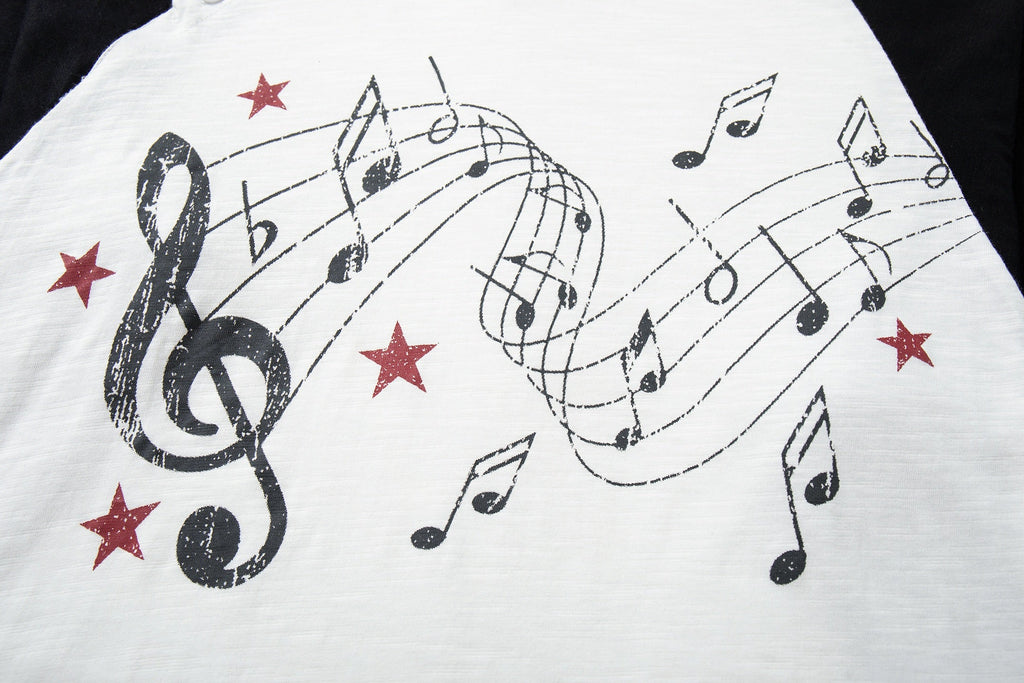 Omirad Music Notes Raglan Long Sleeve