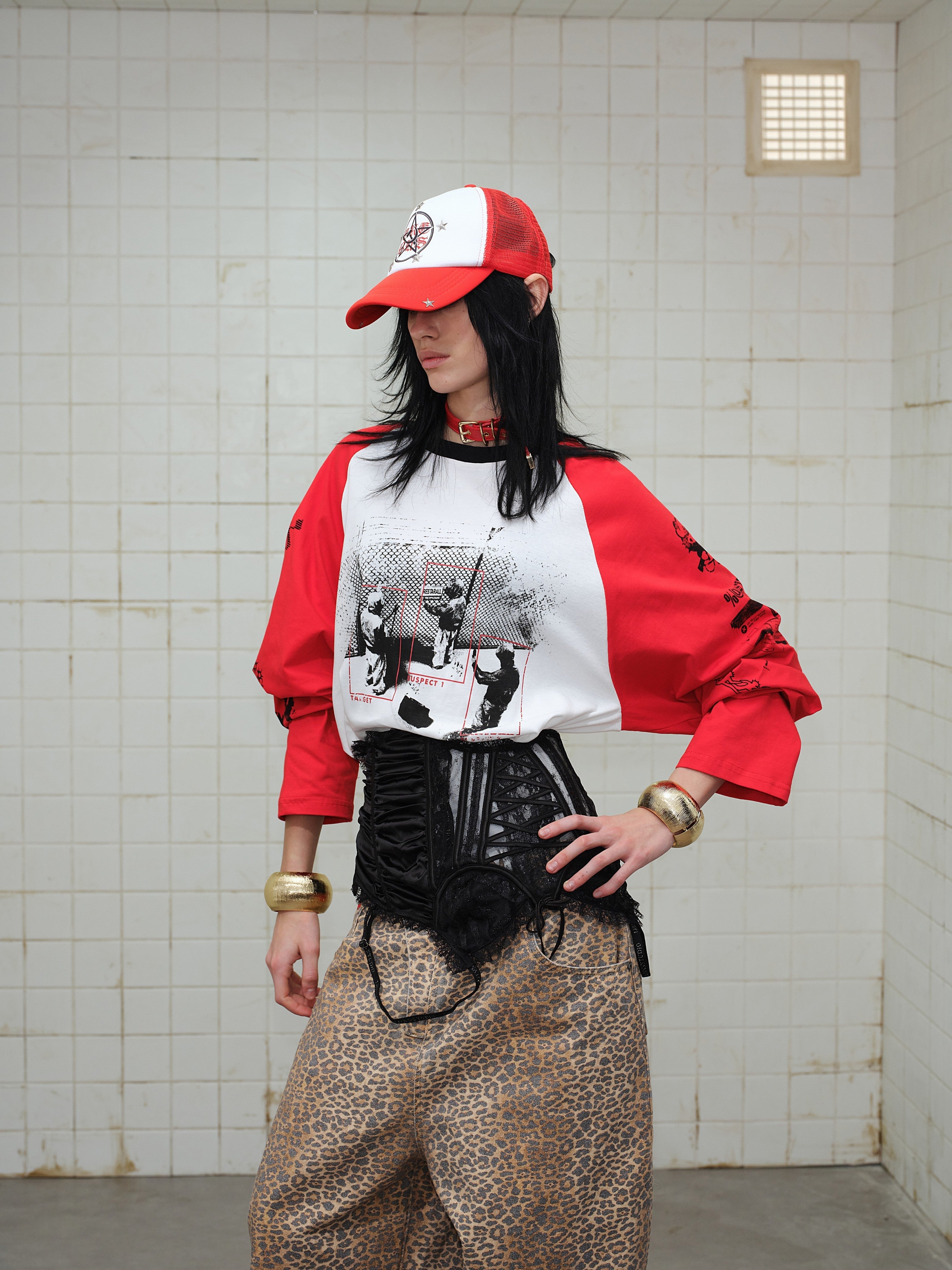 Omirad Graphic Raglan Long-Sleeve T-Shirt