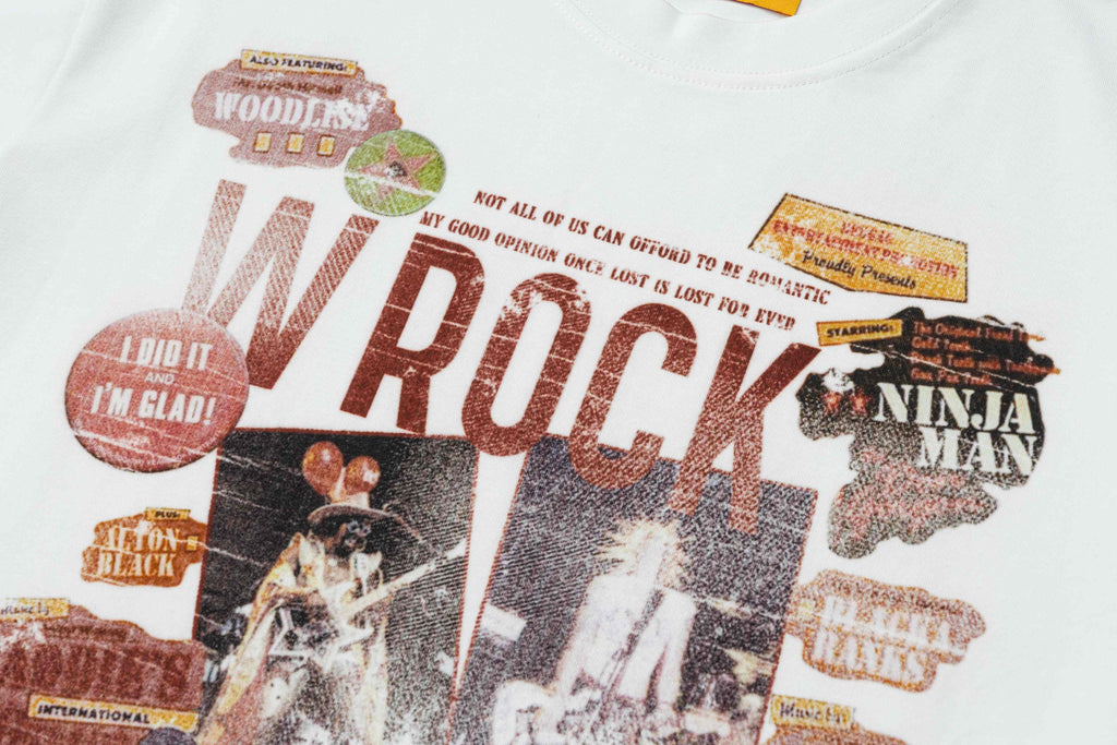 Omirad Vintage Rock Collage Tee