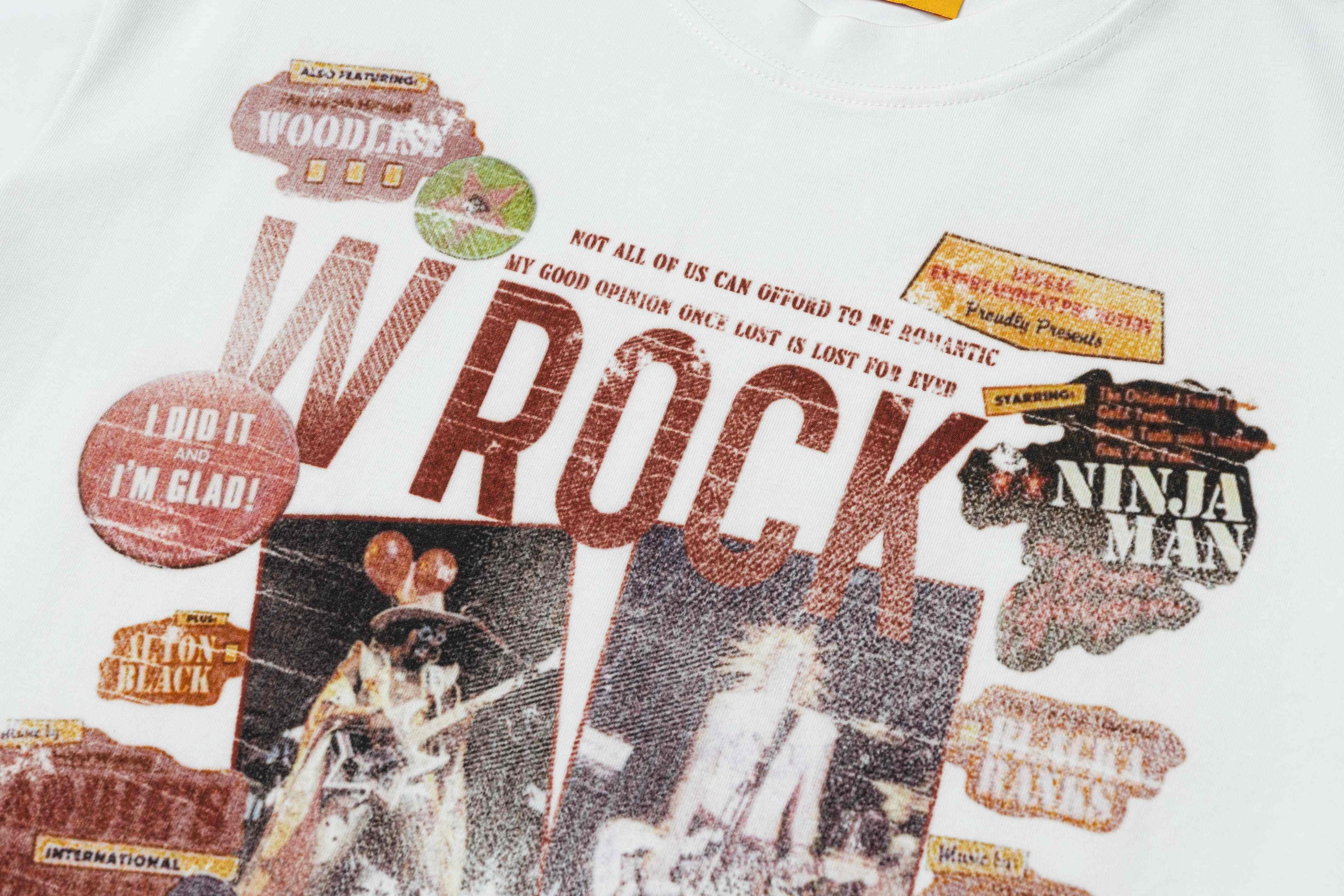 Omirad Vintage Rock Collage Tee