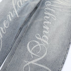Omirad Script Logo Wide-Leg Jeans