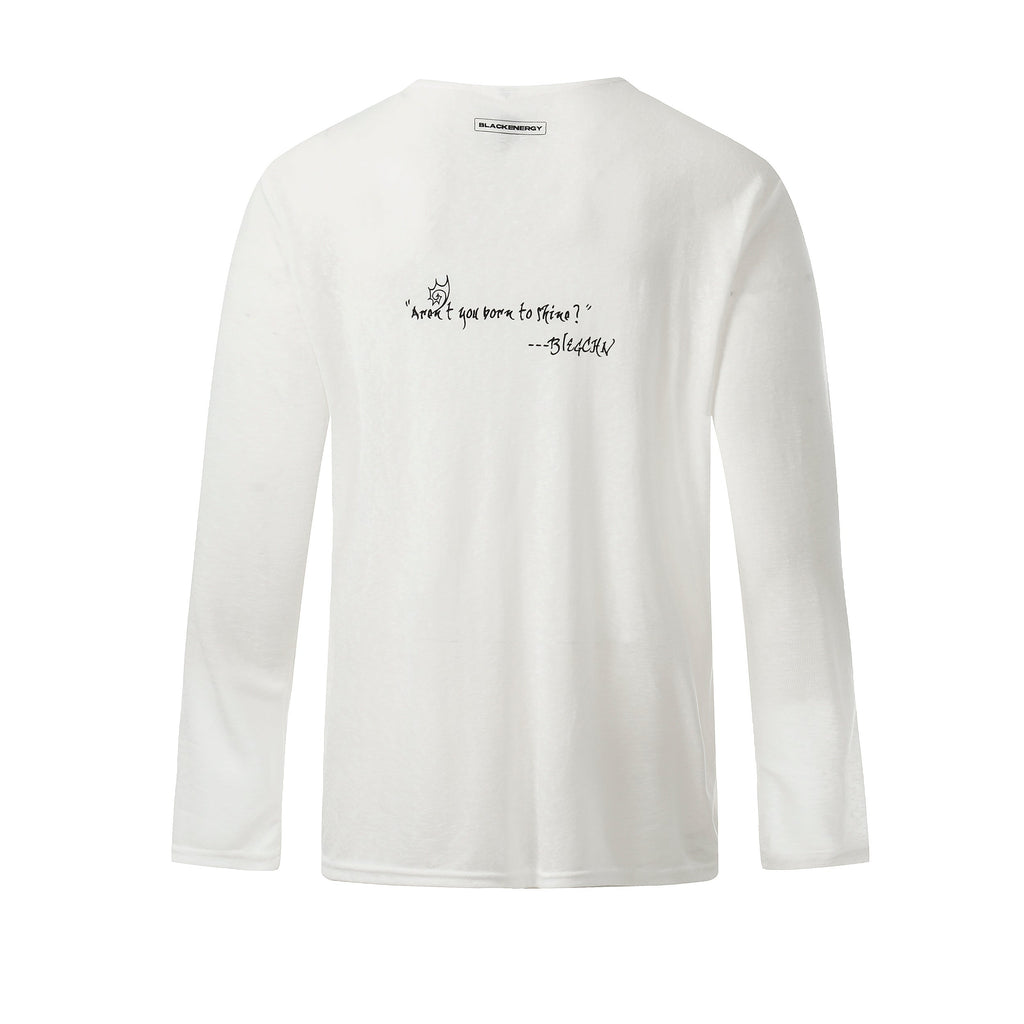 Omirad Graphic Long Sleeve Henley Tee