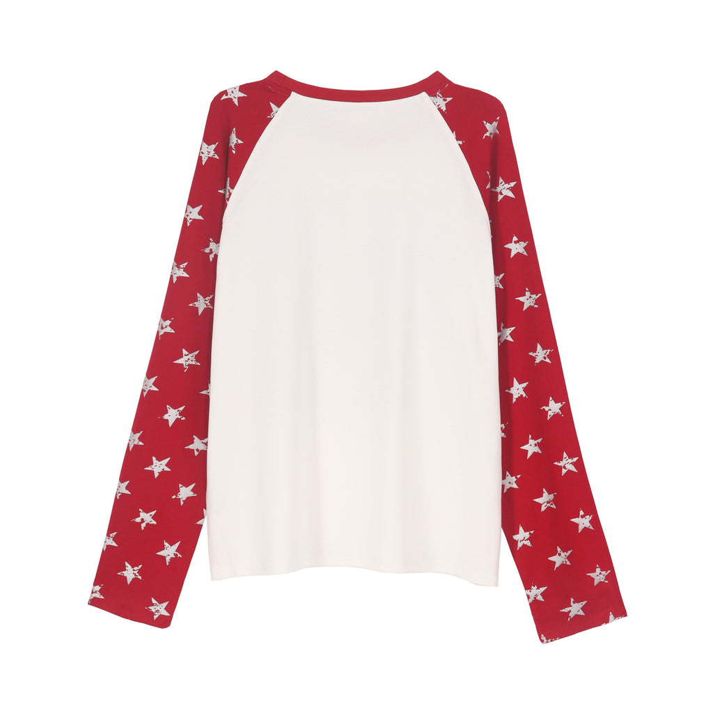 Omirad Star Sleeve Graphic Long Sleeve Tee