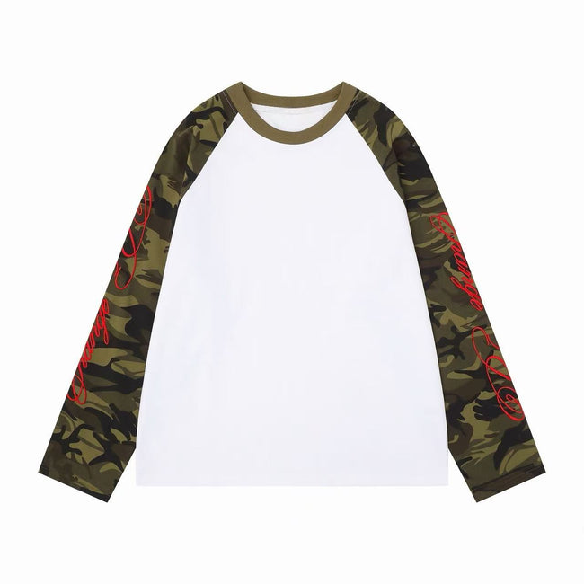 Omirad Camo Sleeve Raglan Long Sleeve Tee Main Image