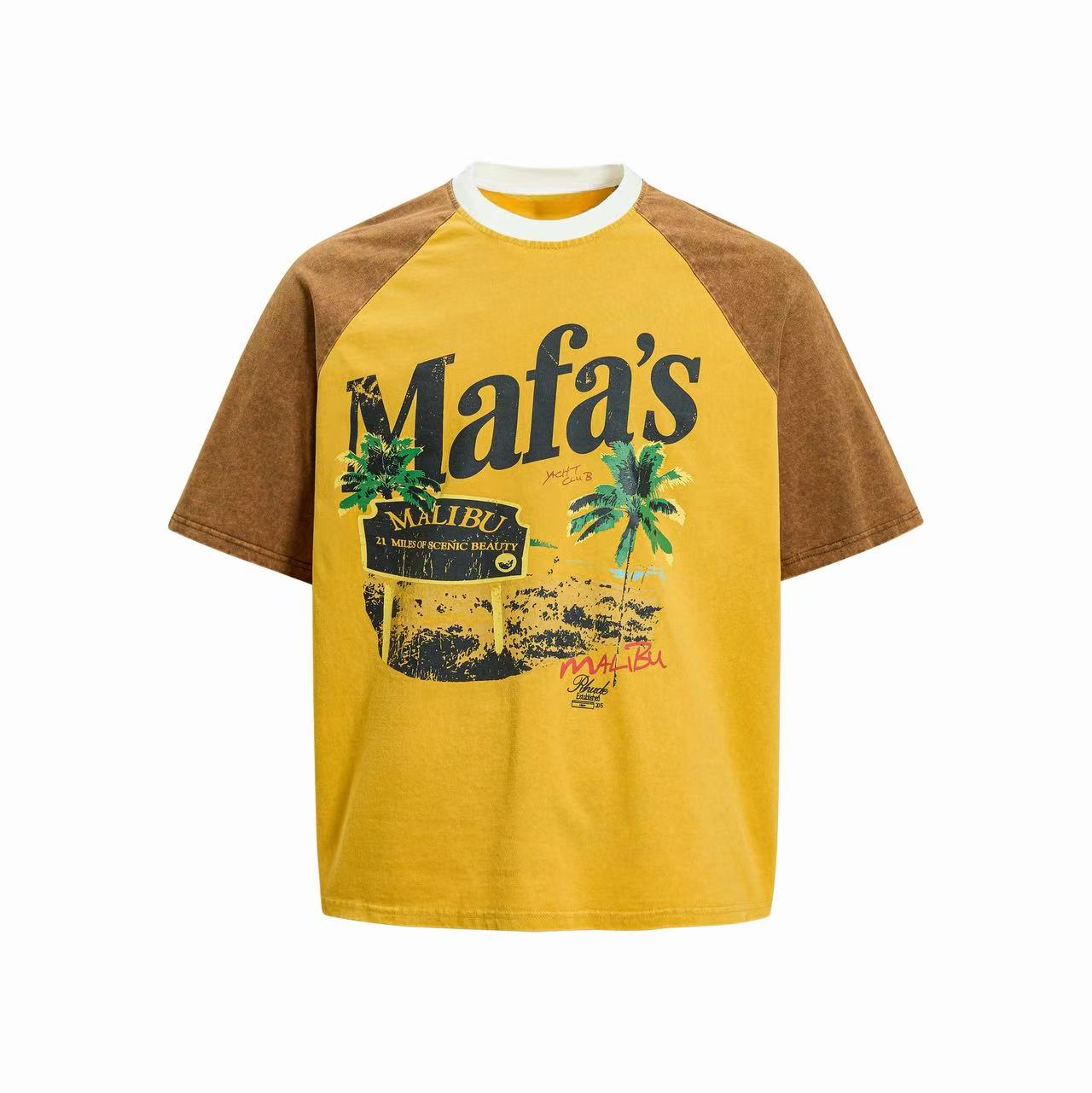 Omirad Malibu Washed Raglan Tee