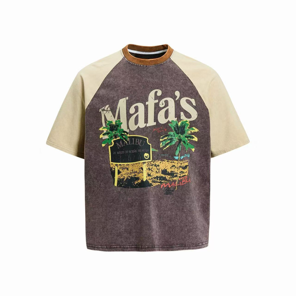 Omirad Malibu Washed Raglan Tee