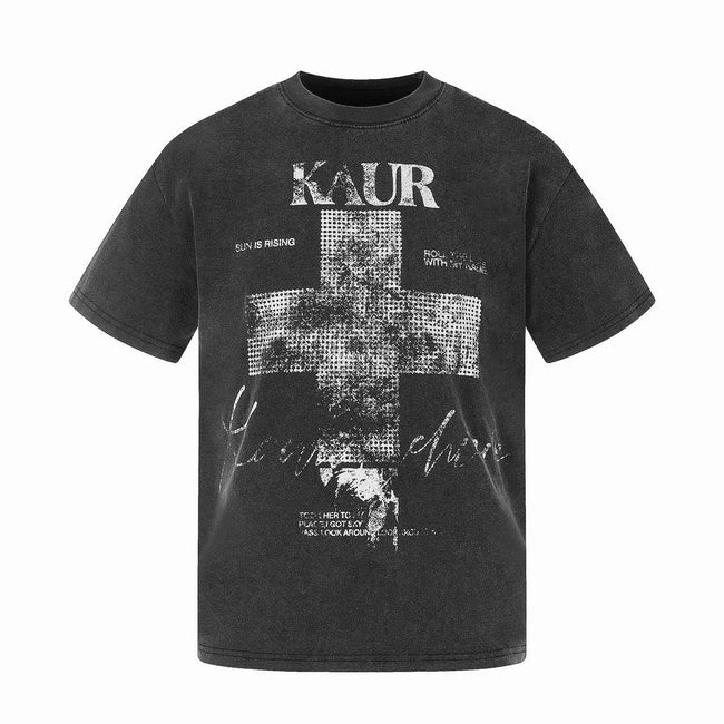 Omirad Washed Cross Graphic Tee Main Image