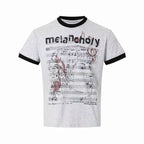 Omirad Melancholy Graphic Ringer Tee