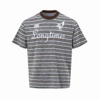 Omirad Vintage Striped Ringer Tee