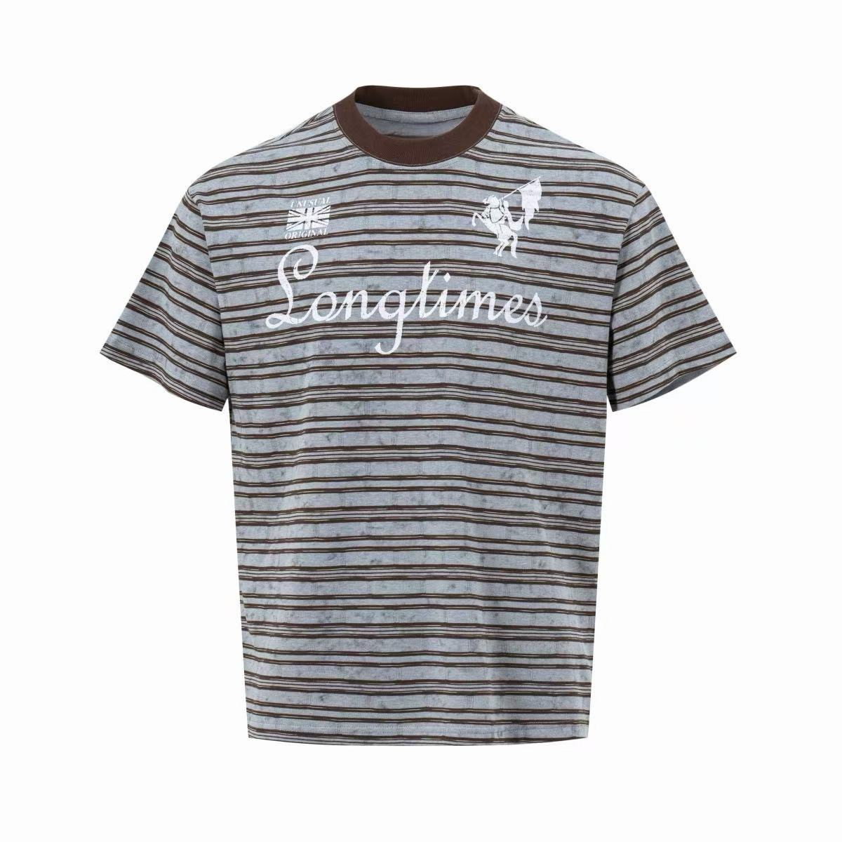 Omirad Vintage Striped Ringer Tee