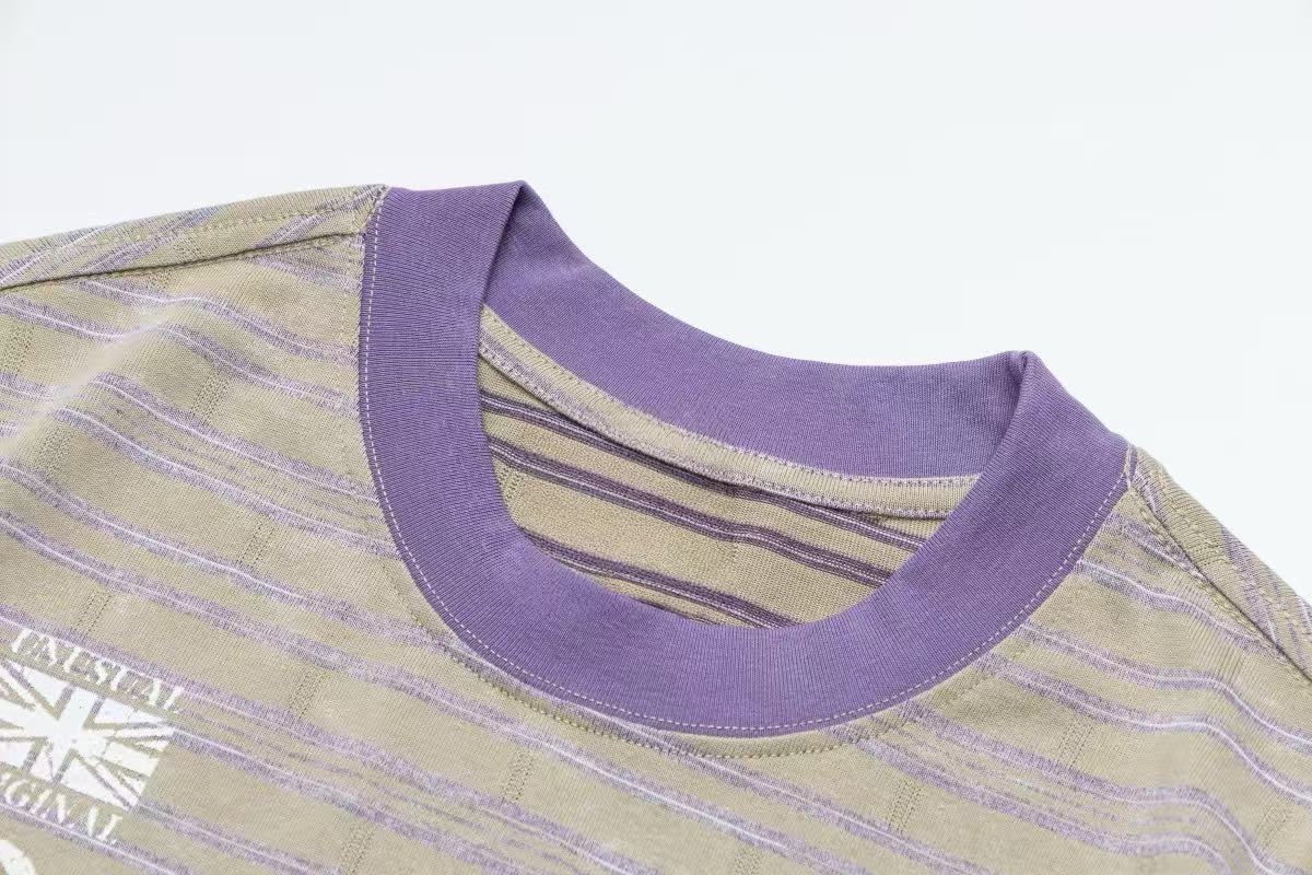 Omirad Vintage Striped Ringer Tee