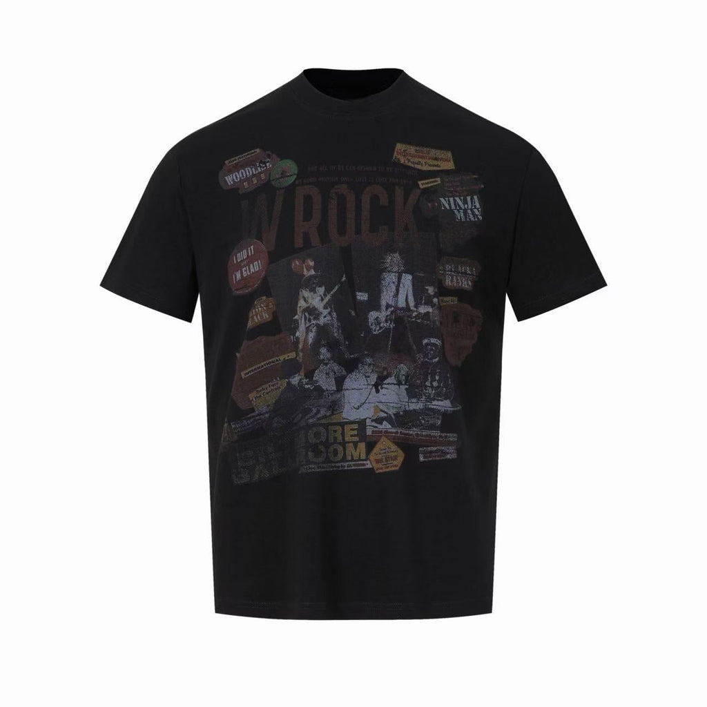 Omirad Vintage Rock Collage Tee